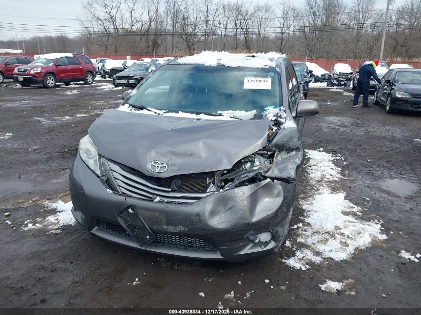 2015 Toyota Sienna Xle Premium 8 Passenger VIN: 5TDYK3DC8FS630020 Lot: 43938834