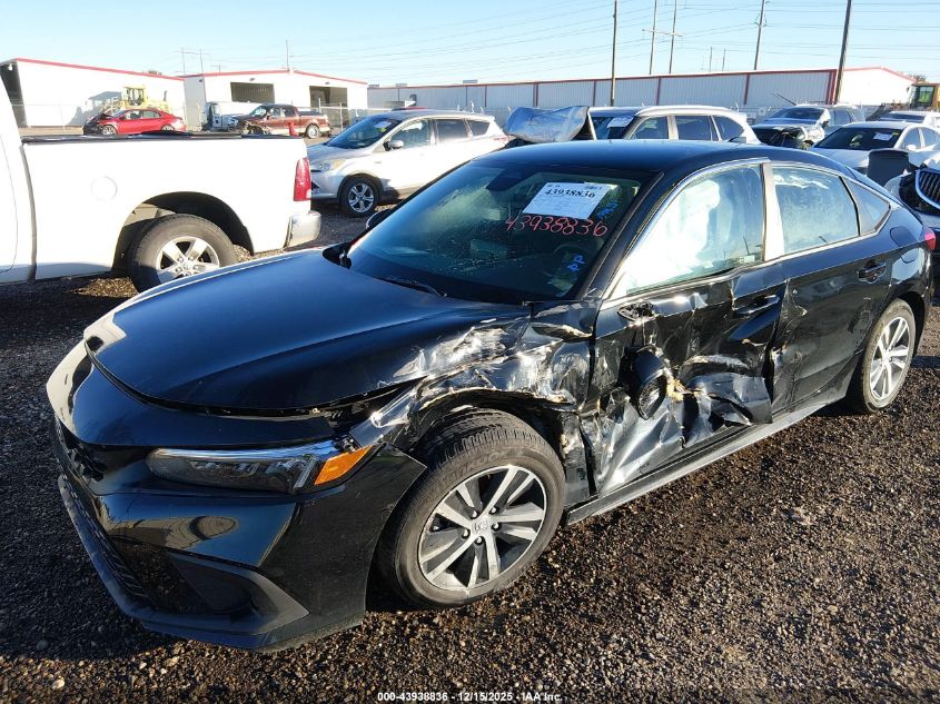 2024 Honda Civic Lx VIN: 19XFL2H56RE014597 Lot: 43938836