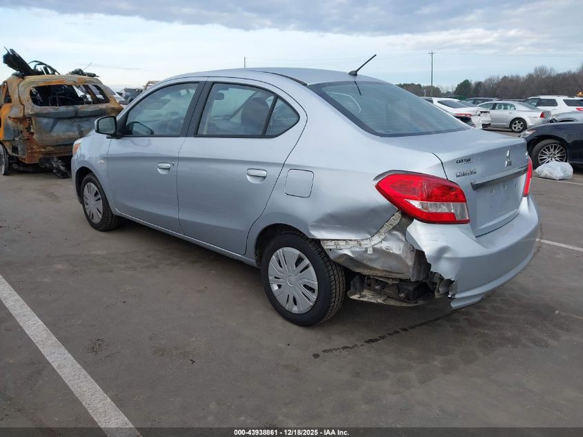 2017 Mitsubishi Mirage G4 Es VIN: ML32F3FJXHH000869 Lot: 43938861