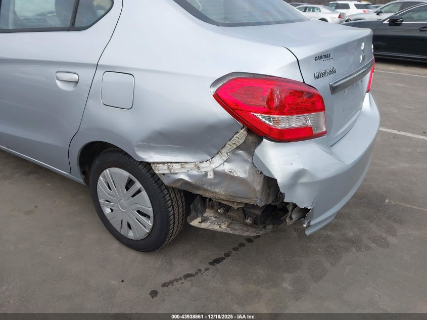 2017 Mitsubishi Mirage G4 Es VIN: ML32F3FJXHH000869 Lot: 43938861