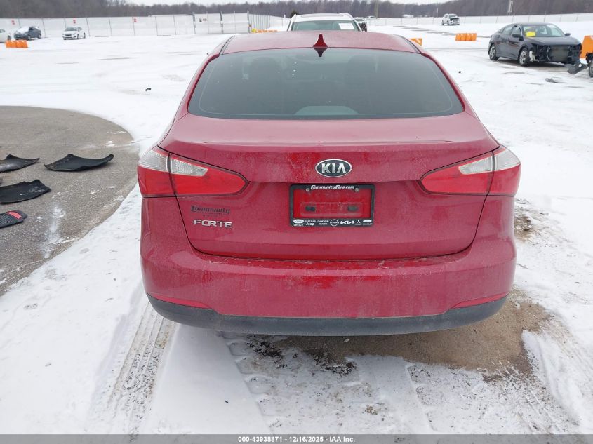 2016 Kia Forte Lx VIN: KNAFK4A61G5492532 Lot: 43938871
