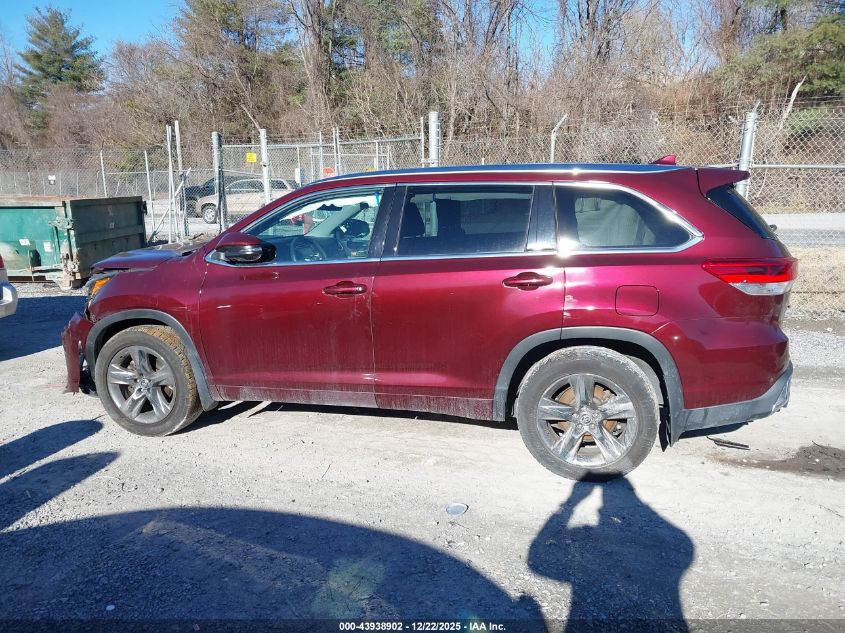 2019 Toyota Highlander Limited Platinum VIN: 5TDDZRFH5KS926144 Lot: 43938902