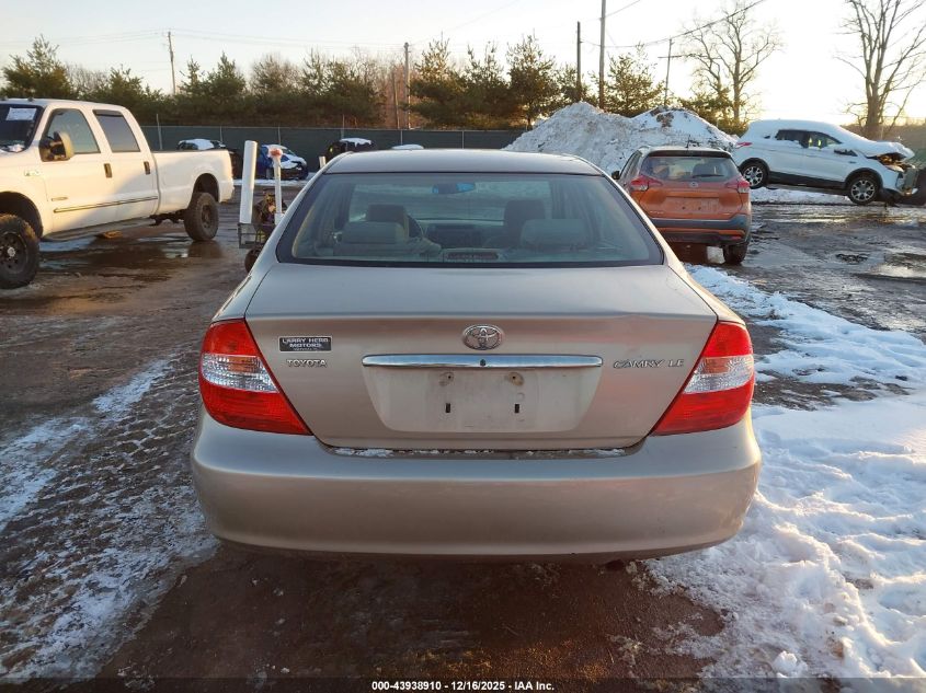 2003 Toyota Camry Le VIN: 4T1BE32K83U133477 Lot: 43938910