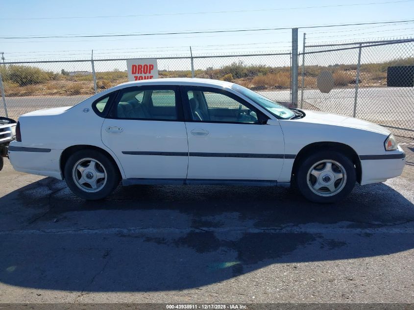 2003 Chevrolet Impala VIN: 2G1WF52E639122363 Lot: 43938911