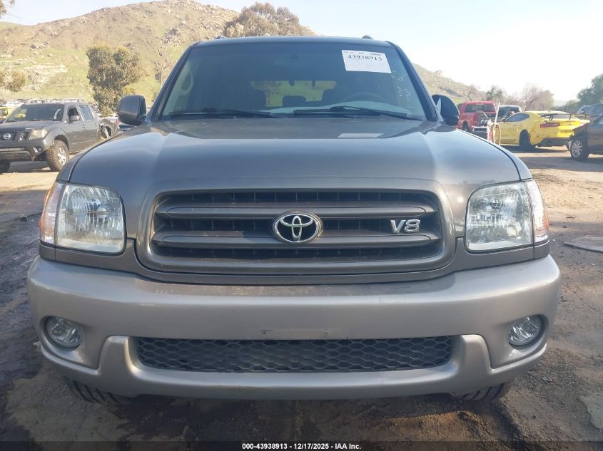 2003 Toyota Sequoia Sr5 V8 VIN: 5TDZT34A73S160901 Lot: 43938913