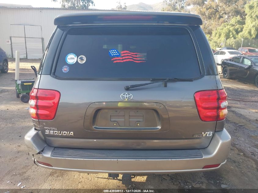 2003 Toyota Sequoia Sr5 V8 VIN: 5TDZT34A73S160901 Lot: 43938913