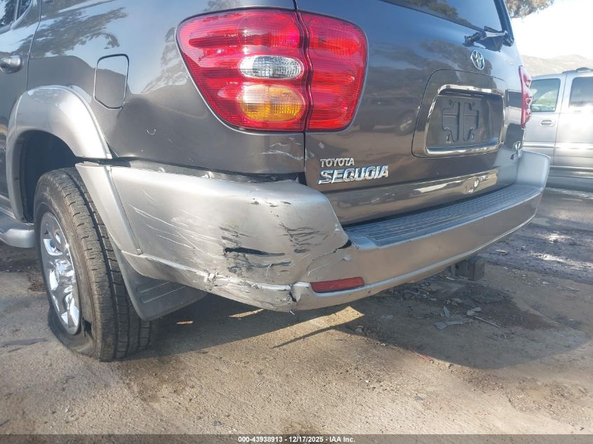 2003 Toyota Sequoia Sr5 V8 VIN: 5TDZT34A73S160901 Lot: 43938913