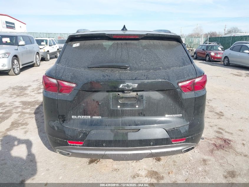 2021 Chevrolet Blazer Awd Premier VIN: 3GNKBLRS0MS548076 Lot: 43938915