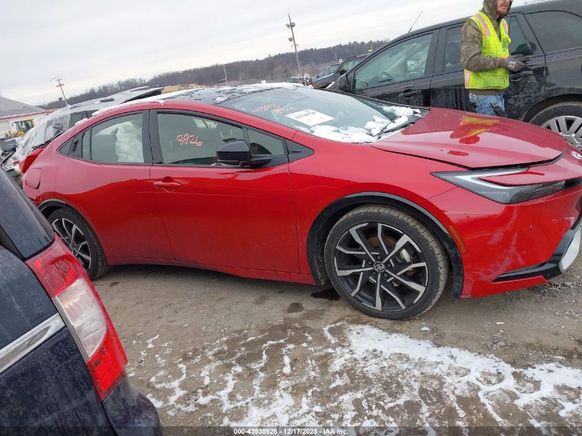 2024 Toyota Prius Prime Xse VIN: JTDACACU2R3021492 Lot: 43938926