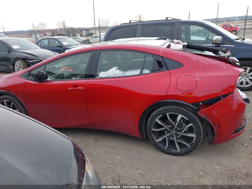 2024 Toyota Prius Prime Xse VIN: JTDACACU2R3021492 Lot: 43938926