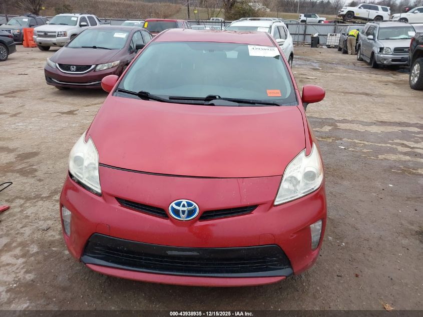 2013 Toyota Prius Two VIN: JTDKN3DUXD1674181 Lot: 43938935