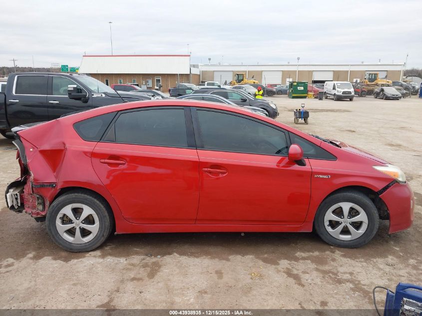 2013 Toyota Prius Two VIN: JTDKN3DUXD1674181 Lot: 43938935