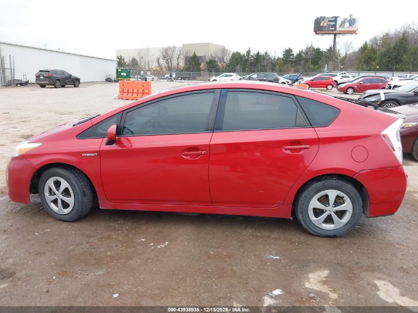 2013 Toyota Prius Two VIN: JTDKN3DUXD1674181 Lot: 43938935