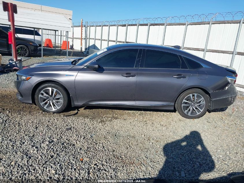 2021 Honda Accord Hybrid Ex-L VIN: 1HGCV3F52MA016074 Lot: 43938938