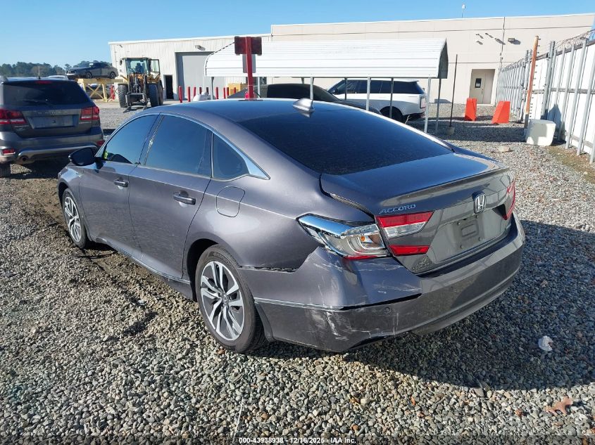 2021 Honda Accord Hybrid Ex-L VIN: 1HGCV3F52MA016074 Lot: 43938938