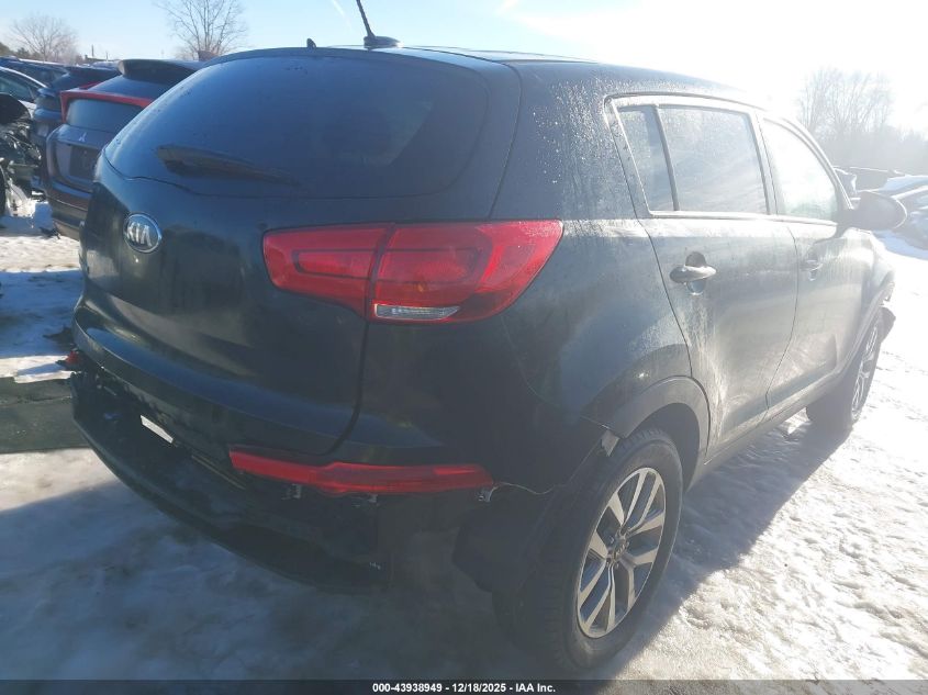 2015 Kia Sportage Lx VIN: KNDPB3AC7F7781585 Lot: 43938949