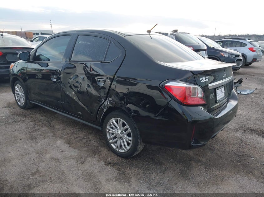 Vin: ml32fvfj1rhf01584, lot: 44434593, mitsubishi mirage g4 se 20243