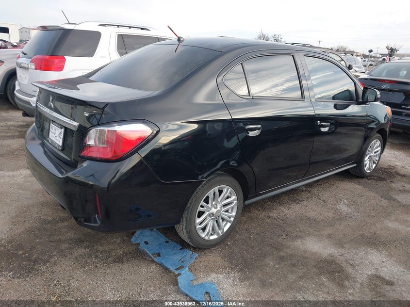 Vin: ml32fvfj1rhf01584, lot: 44434593, mitsubishi mirage g4 se 20244