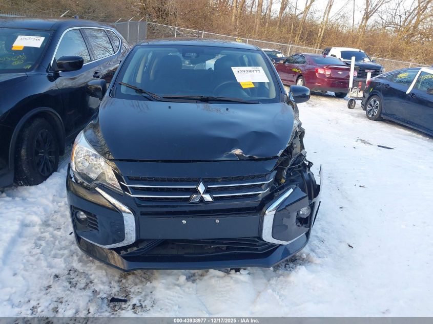 2021 Mitsubishi Mirage Carbonite Edition/Es/Le VIN: ML32AUHJ0MH009933 Lot: 43938977