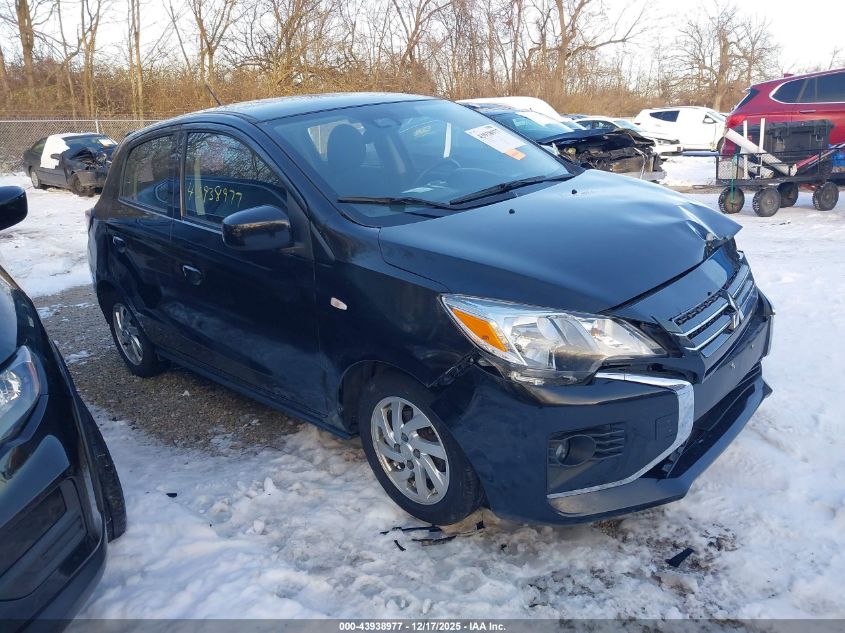 2021 Mitsubishi Mirage Carbonite Edition/Es/Le VIN: ML32AUHJ0MH009933 Lot: 43938977