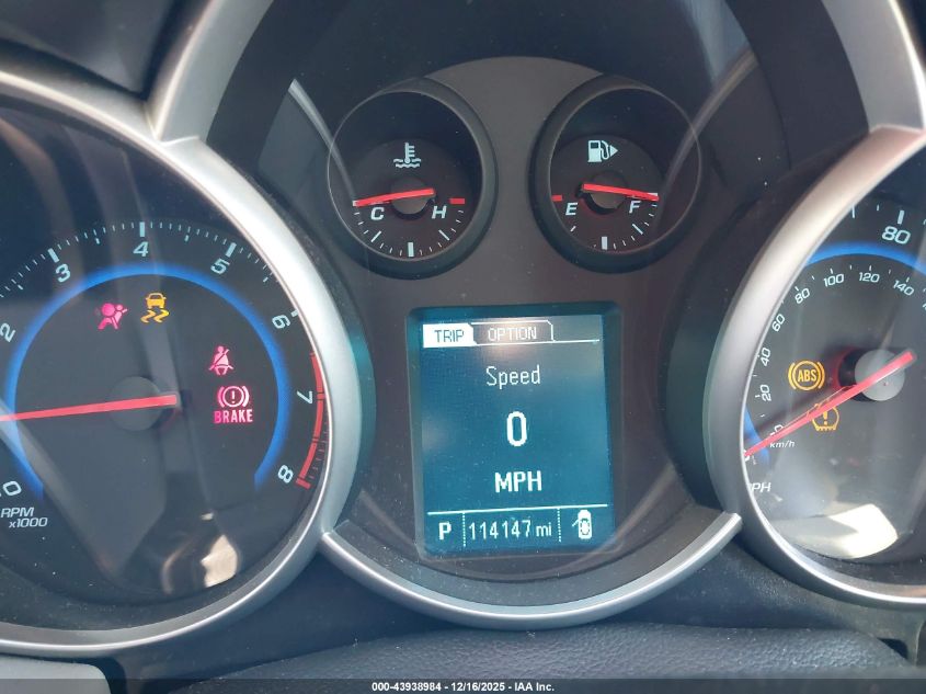 2016 Chevrolet Cruze Limited Ls Auto VIN: 1G1PC5SG1G7157785 Lot: 43938984