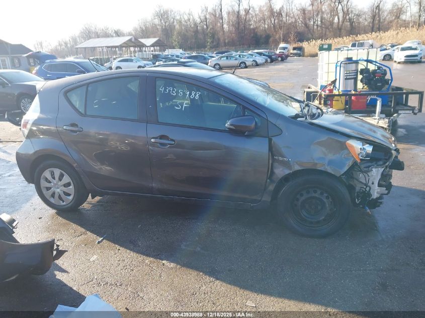 2013 Toyota Prius C Two VIN: JTDKDTB30D1556962 Lot: 43938988