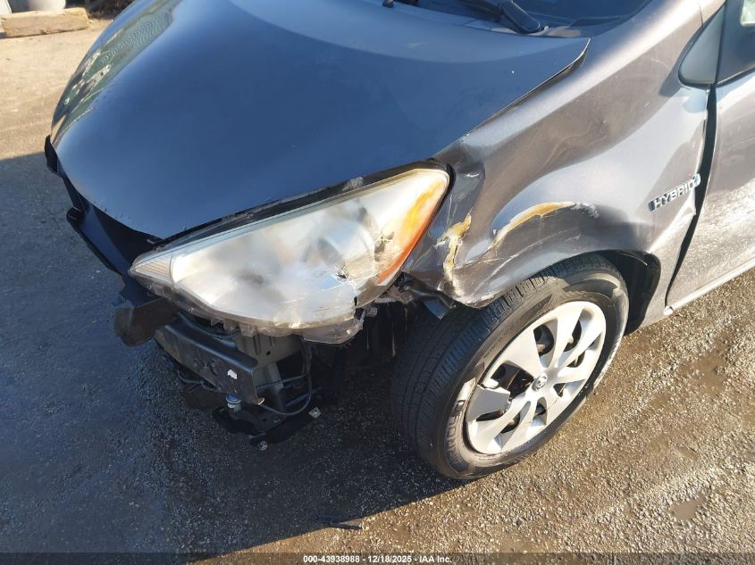 2013 Toyota Prius C Two VIN: JTDKDTB30D1556962 Lot: 43938988