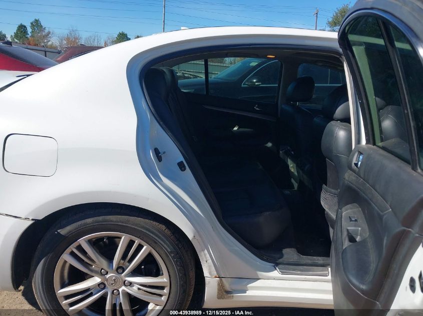 2012 Infiniti G37 Journey VIN: JN1CV6AP6CM933673 Lot: 43938989