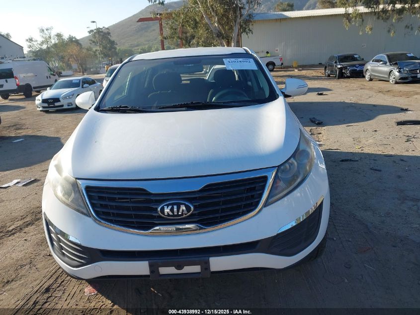 2013 Kia Sportage Lx VIN: KNDPB3A21D7421359 Lot: 43938992