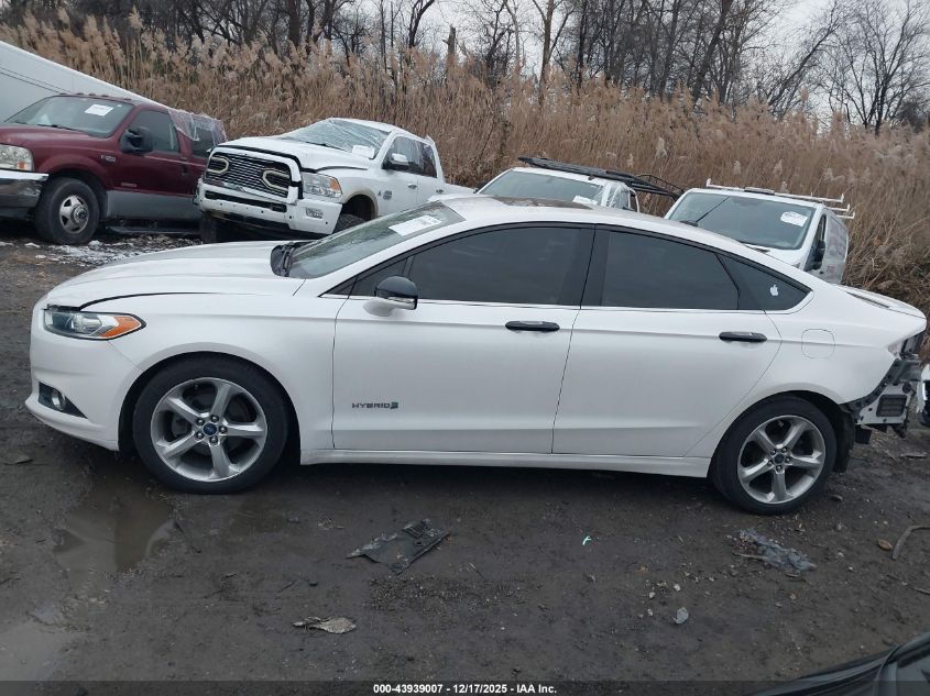 2013 Ford Fusion Hybrid Se VIN: 3FA6P0LU8DR307075 Lot: 43939007