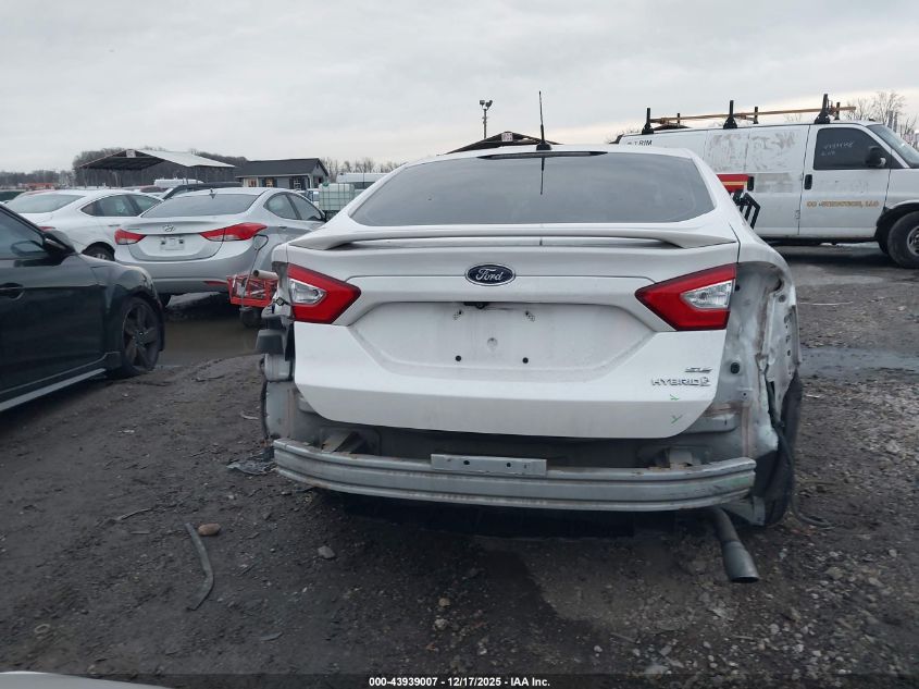 2013 Ford Fusion Hybrid Se VIN: 3FA6P0LU8DR307075 Lot: 43939007