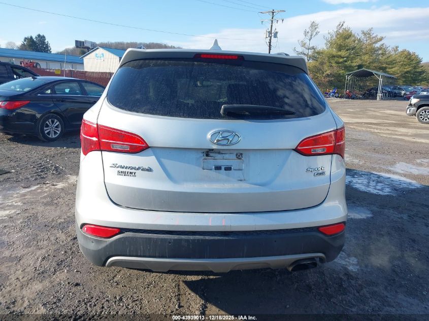 2014 Hyundai Santa Fe Sport 2.4L VIN: 5XYZUDLBXEG129560 Lot: 43939013