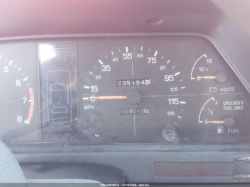 1991 Subaru Loyale VIN: JF2AN52B1MD415121 Lot: 43939012