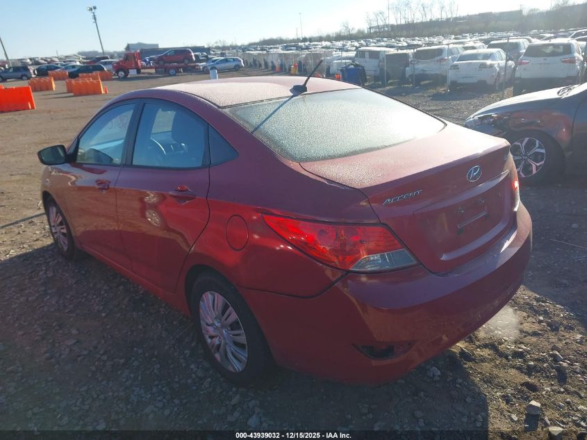 2013 Hyundai Accent Gls VIN: KMHCT4AE3DU555556 Lot: 43939032