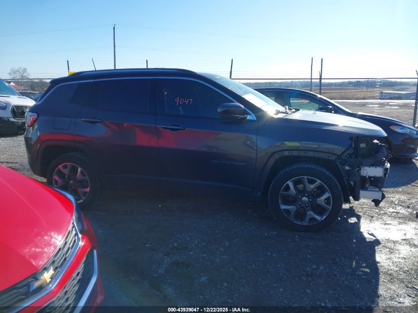 2018 Jeep Compass Limited 4X4 VIN: 3C4NJDCB2JT395942 Lot: 43939047