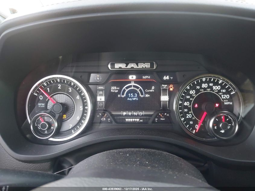 2023 Ram 1500 Big Horn 4X4 5'7 Box VIN: 1C6SRFFT0PN645156 Lot: 43939063