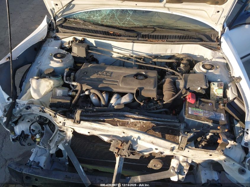 2002 Chevrolet Prizm Lsi VIN: 1Y1SK54842Z427885 Lot: 43939073