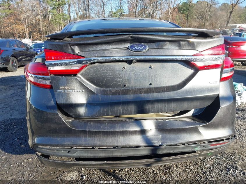 2017 Ford Fusion Se VIN: 3FA6P0H71HR124996 Lot: 43939106