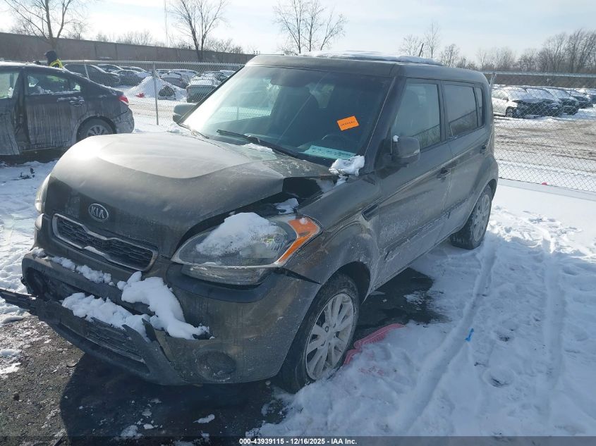 2013 Kia Soul + VIN: KNDJT2A61D7538424 Lot: 43939115