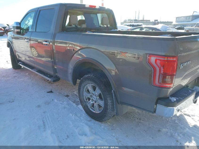 2015 Ford F-150 Lariat VIN: 1FTFW1EF4FKF09789 Lot: 43939130