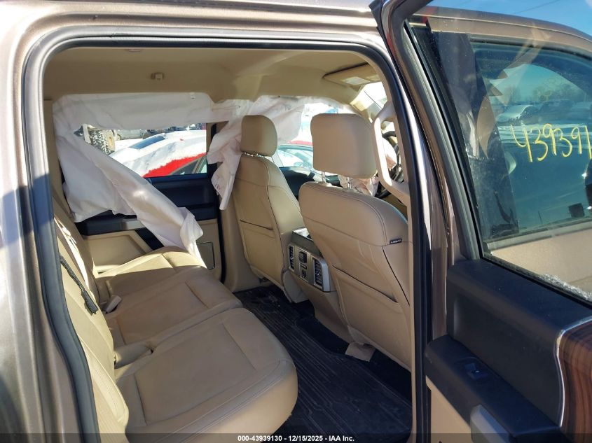 2015 Ford F-150 Lariat VIN: 1FTFW1EF4FKF09789 Lot: 43939130