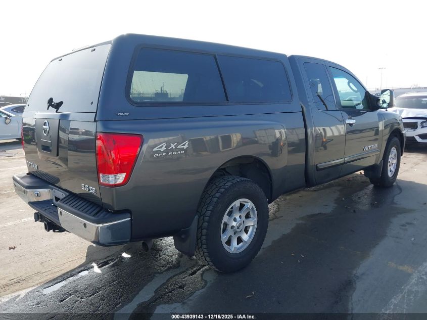 2005 Nissan Titan Se VIN: 1N6AA06B25N549281 Lot: 43939143