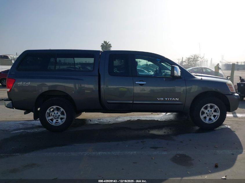 2005 Nissan Titan Se VIN: 1N6AA06B25N549281 Lot: 43939143