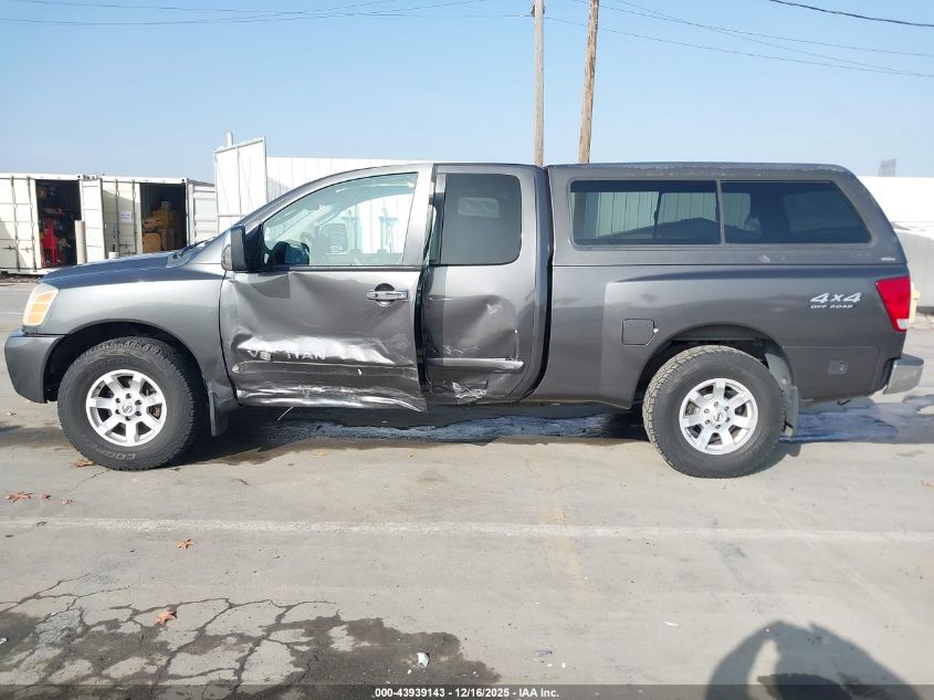 2005 Nissan Titan Se VIN: 1N6AA06B25N549281 Lot: 43939143