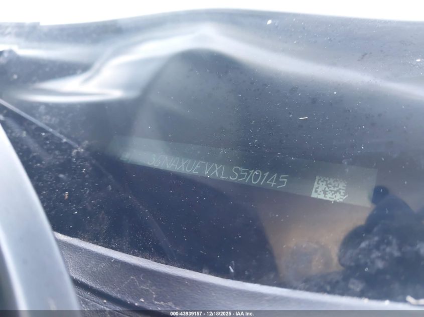 2020 Chevrolet Equinox Awd Lt 1.5L Turbo VIN: 3GNAXUEVXLS510145 Lot: 43939157