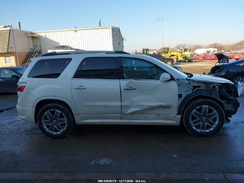 2012 GMC Acadia Denali VIN: 1GKKVTED1CJ185296 Lot: 43939178