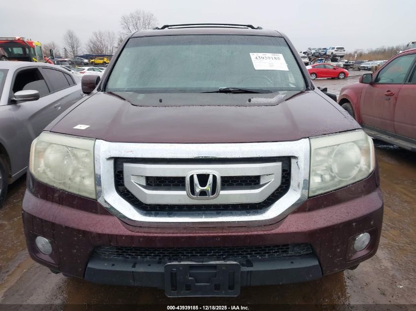 2011 Honda Pilot Ex-L VIN: 5FNYF4H5XBB045783 Lot: 43939185