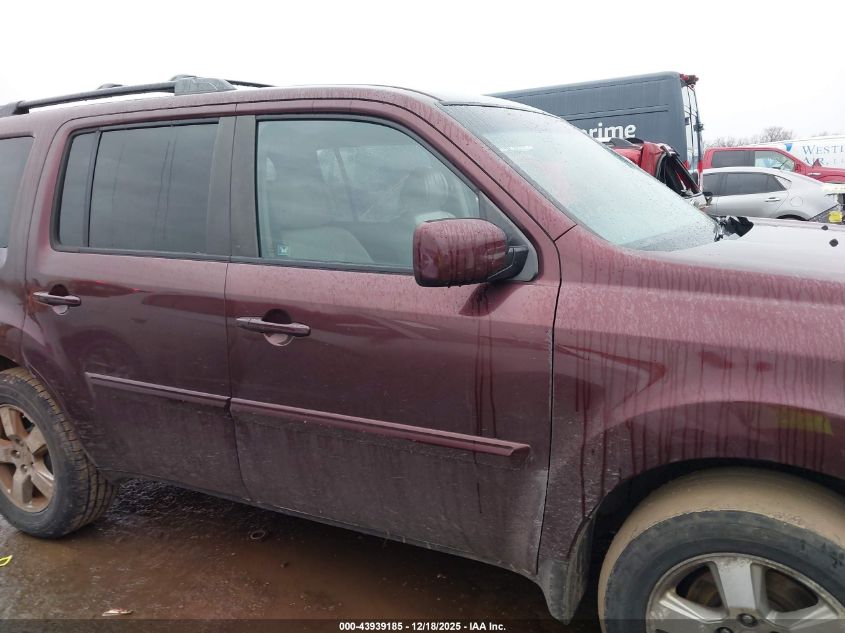 2011 Honda Pilot Ex-L VIN: 5FNYF4H5XBB045783 Lot: 43939185