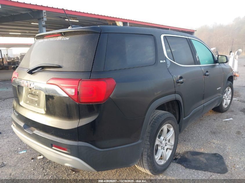 2019 GMC Acadia Sle-1 VIN: 1GKKNKLA5KZ245602 Lot: 43939207