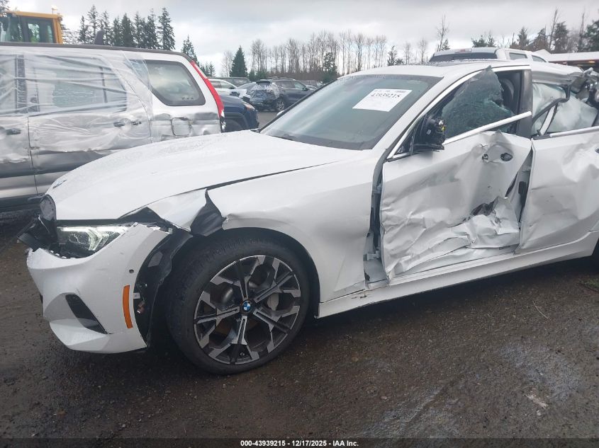 2025 BMW 330I xDrive VIN: 3MW89CW00S8F02661 Lot: 43939215